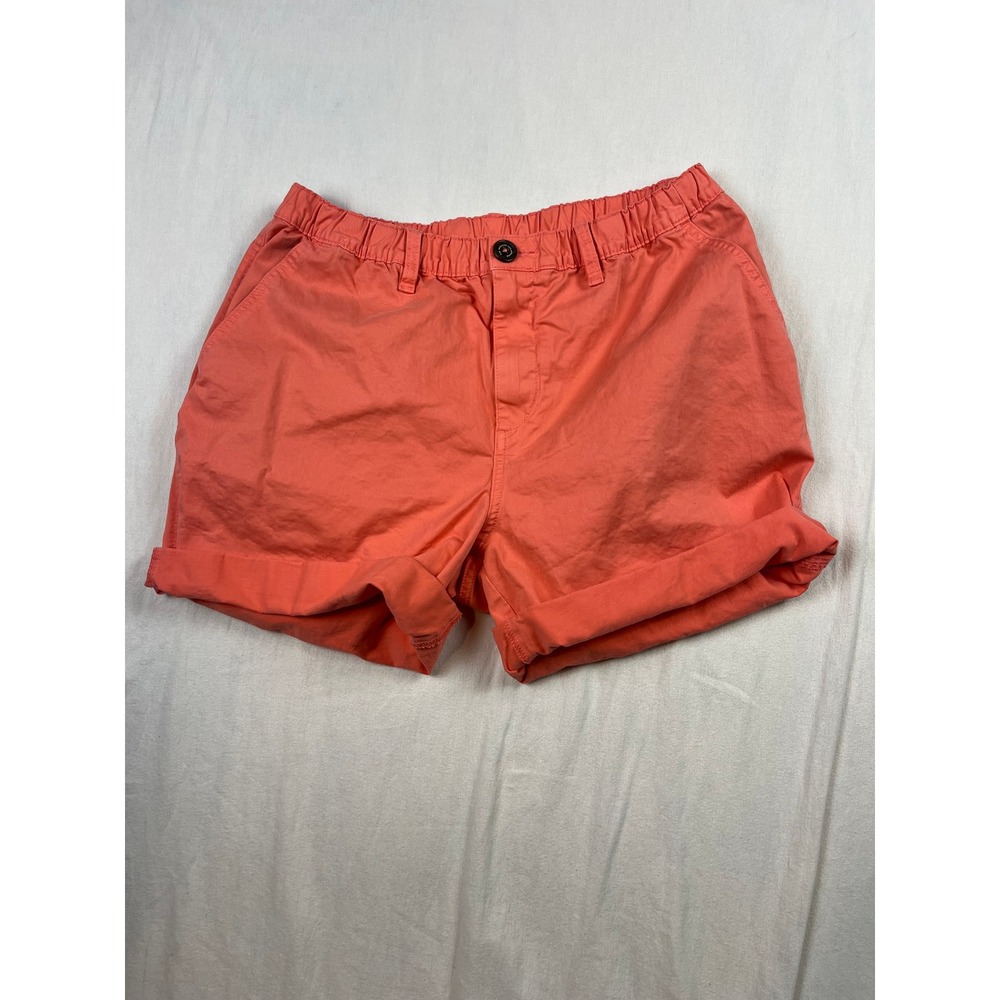 Chubbies The Originals 7 Inch Inseam Shorts Mens Large Coral Elastic Waist
